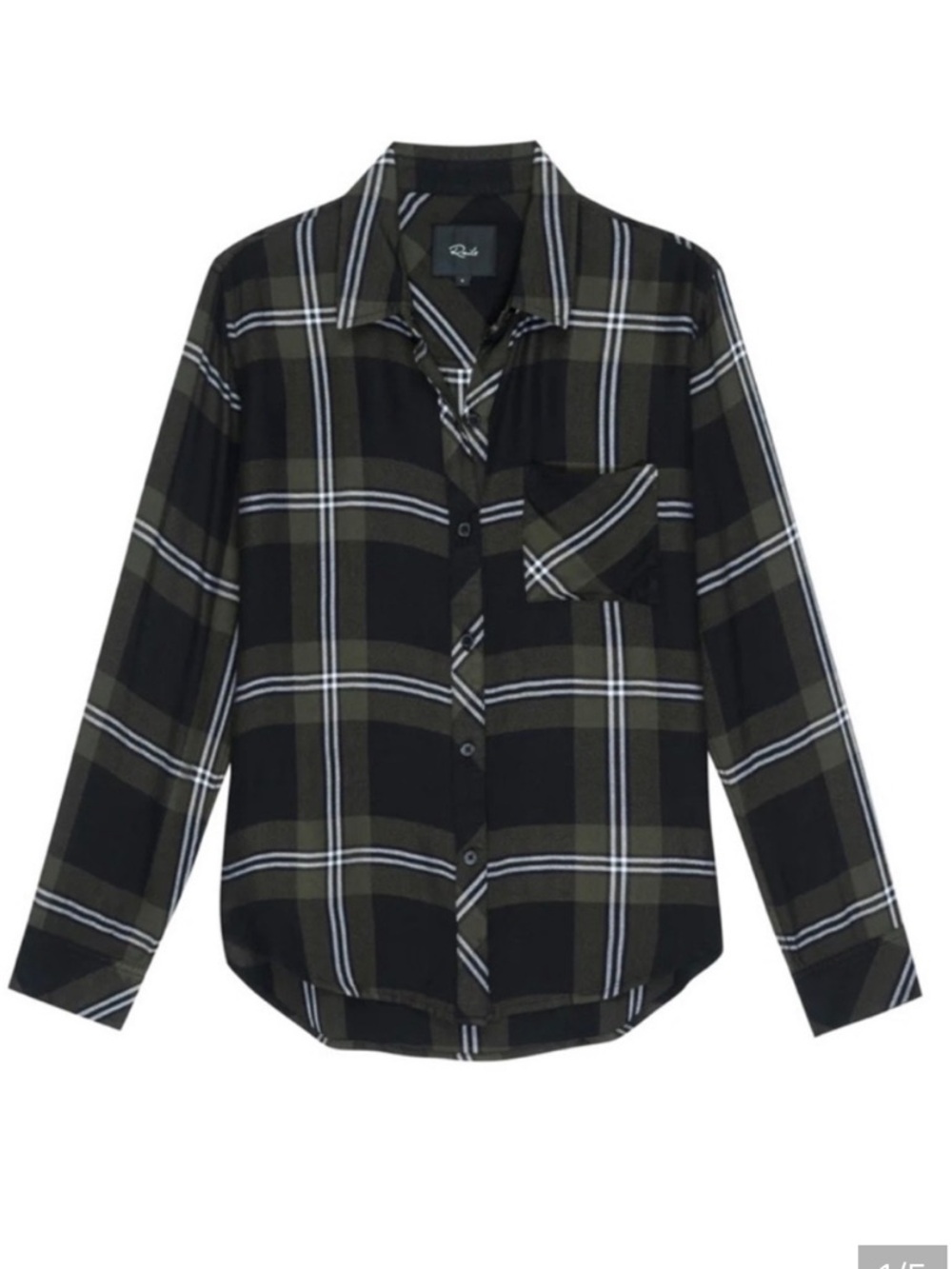 Rails Hunter Plaid Shirt- Moss Black Ivory